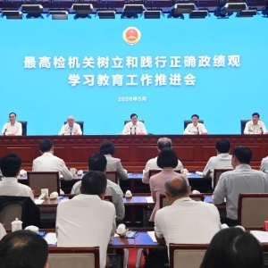 最高检召开树立和践行正确政绩观学习教育工作推进会